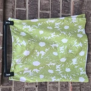 Talbots green skirt size 10 stretch